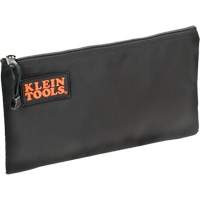 Pochette pour outils avec fermeture &agrave; glissi&egrave;re, Nylon balistique, 1 pochettes, Noir Rideout Tool & Machine Inc.