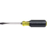 Tournevis industriels fendu &agrave; pointe en losange, 1/4", 8-11/32" lo, Prise Coussin&eacute;e Rideout Tool & Machine Inc.
