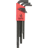 Balldrive L-Style Hex Key Set, 9 Pcs., Metric Rideout Tool & Machine Inc.