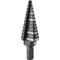 #4 Step Drill Bit, 3/16" - 7/8" , 1/16" Increments, High Speed Steel Rideout Tool & Machine Inc.