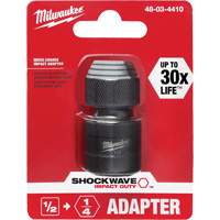 Shockwave Impact Driver Square to Hex Socket Adapter, Impact, 1/4" Drive, 1/2" Socket, 1.875" L Rideout Tool & Machine Inc.