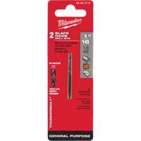 Thunderbolt&reg; Jobber Drill Bit, High Speed Steel, 1/16", 1-7/8" L, 7/8" Flute, 135° Point Angle Rideout Tool & Machine Inc.