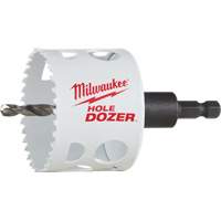 Hole Dozer Hole Saw with Arbor, 2-1/2", 1-5/8" Depth of Cut, Bi-Metal Rideout Tool & Machine Inc.