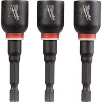 Tourne-&eacute;crou Shockwave Impact Duty, Embout 1/4", Prise 12 mm, 2-9/16" lo, Magn&eacute;tique Rideout Tool & Machine Inc.