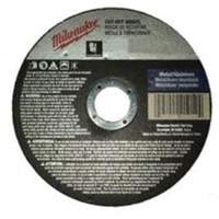 Reinforced Cut-Off Wheels, 5" x 0.045", 7/8" Arbor, Type 1, Aluminum Oxide, 13580 RPM Rideout Tool & Machine Inc.