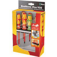 Jeu de tournevis isol&eacute;s 160 i / 168 i /6 VDE, 1000 V, 6 M Rideout Tool & Machine Inc.