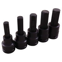Jeu de douilles pour cl&eacute; &agrave; chocs, Hexagonale, Prise 3/4", 5 mrcx Rideout Tool & Machine Inc.