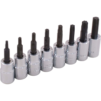 Jeu de douilles, Torx, Prise 3/8", 8 mrcx Rideout Tool & Machine Inc.
