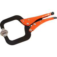 Locking Pliers, 7" Length, C-Clamp TYR747 | Rideout Tool & Machine Inc.