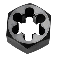 Hex Rethreading Die Nut, 2"/1" Dia., 3/4"-14 Thread, Carbon Steel/Chromium Steel Rideout Tool & Machine Inc.
