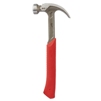 Curved Claw Smooth-Face Hammer, 20 oz., Solid Steel Handle, 14" L Rideout Tool & Machine Inc.