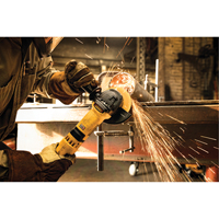 Trigger Switch Angle Grinder, 6", 120 V, 13 A, 9000 RPM Rideout Tool & Machine Inc.