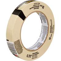 Scotch&reg; Contractor Grade Masking Tape 2020, 18 mm (3/4") x 55 m (180'), Beige Rideout Tool & Machine Inc.