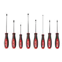 Screwdriver Set with Square Drive, 8 Pcs., Magnetic UAF943 | Rideout Tool & Machine Inc.