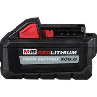 M18 Redlithium High Output 6.0 Battery Pack, Lithium-Ion, 18 V, 6.0 Ah Rideout Tool & Machine Inc.