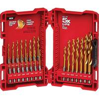 Shockwave Impact Duty Drill Bit Set, 23 Pieces, Titanium Rideout Tool & Machine Inc.