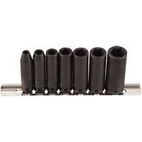Jeu de douilles, 7 Mcx, Chocs, Prise de 1/4", Profond Rideout Tool & Machine Inc.