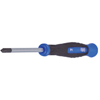 Tournevis Phillips de pr&eacute;cision, #00, 5" l, Prise Coussin&eacute;e Rideout Tool & Machine Inc.