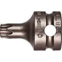 Embout &agrave; ins&eacute;rer, Torx inviolable, 25 x 1" lo, Prise 3/8" Rideout Tool & Machine Inc.