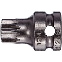 Embout &agrave; ins&eacute;rer, Triple carr&eacute;, 5 x 1" lo, Prise 3/8" Rideout Tool & Machine Inc.