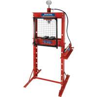 Hydraulic Shop Press with Grid Guard, 20 tons Capacity UAI717 | Rideout Tool & Machine Inc.
