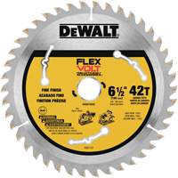 FlexVolt<sup>®</sup> TrackSaw™ Blade, 6-1/2", 42 Teeth, Wood Use UAI728 | Rideout Tool & Machine Inc.