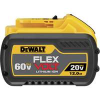 FlexVolt&reg; Max Battery, Lithium-Ion, 20 V/60 V, 12 Ah Rideout Tool & Machine Inc.