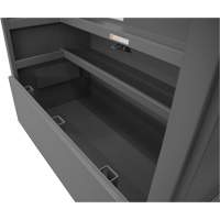 Piano Style Jobsite Storage Box, 60-1/2" W x 34-3/4" D x 49-3/8" H, Grey UAI848 | Rideout Tool & Machine Inc.