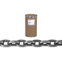 System 8 Cam-Alloy Chain, Alloy Steel, 1-1/4" x 60' (18.3 m) L, Grade 80, 72300 lbs. (36.15 tons) Load Capacity UAJ077 | Rideout Tool & Machine Inc.