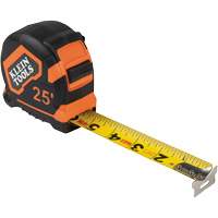 Ruban &agrave; mesurer avec agrafe de ceinture, 25', Marques de goujon 1/16" Rideout Tool & Machine Inc.