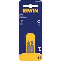 Embouts de tournevis &agrave; ins&eacute;rer, Phillips, #2, Prise 1/4" Rideout Tool & Machine Inc.