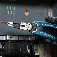 Outil polyvalent Klein-Kurve pour d&eacute;nuder, couper et sertir les fils, 8-1/4" lo, 8 - 20 AWG Rideout Tool & Machine Inc.