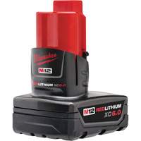 M12 Redlithium XC6.0 Battery, Lithium-Ion, 12 V, 6 Ah Rideout Tool & Machine Inc.