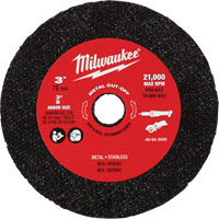 Metal Cut Off Wheel, 3" x 0.04", 3/8" Arbor Rideout Tool & Machine Inc.