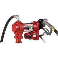 Heavy-Duty Fuel Transfer Pump with Manual Nozzle UAL126 | Rideout Tool & Machine Inc.