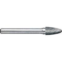 Drillco&reg; Magnum Double Cut Solid Carbide Burr, SG-1, 1/4" Dia., 1/4" Shank, 5/8" Depth of Cut Rideout Tool & Machine Inc.