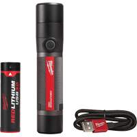 Lampe de poche compacte compatible USB, DEL, 800 lumens, Piles Rechargeable Rideout Tool & Machine Inc.