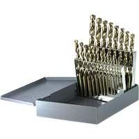 Jeu de forets courts &agrave; usage intensif Drillco, 21 morceaux, Cobalt Rideout Tool & Machine Inc.