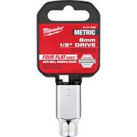 Metric Socket with Four Flat Sides, 8 mm, 1/2" Drive, 6 Points Rideout Tool & Machine Inc.