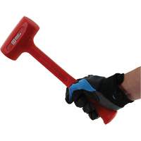 One-Piece Dead Blow Hammer, 10.5 lbs., Smooth Grip, 30" L Rideout Tool & Machine Inc.