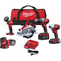 M18 5-Tool Combo Kit, Lithium-Ion, 18 V Rideout Tool & Machine Inc.