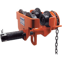 SGT Series Heavy-Duty Geared Trolley, 10000 lbs. (5 tons) Capacity, 4-1/2" - 8-1/32" Rideout Tool & Machine Inc.