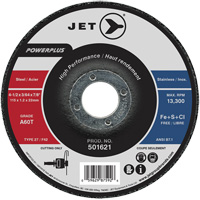 A60T PowerPlus Cut-Off Wheel, 4-1/2" x 3/64", 7/8" Arbor, Type 27, 13300 RPM Rideout Tool & Machine Inc.