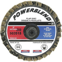 Disque &agrave; feuillets PowerBlend Roll-On, 2" x Type R, Grain Z80 Rideout Tool & Machine Inc.