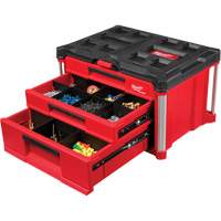 PackOut™ 3-Drawer Tool Box, 22-1/5" W x 14-3/10" H, Red UAW032 | Rideout Tool & Machine Inc.