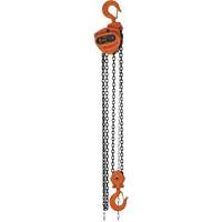 KCH Series Chain Hoists, 10' Lift, 6600 lbs. (3 tons) Capacity, Alloy Steel Chain UAW089 | Rideout Tool & Machine Inc.