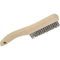 4SHSS Brosse &agrave; r&eacute;curer manuelle, Acier inoxydable, 4 x 16 rangs de fils, Longueur 10" Rideout Tool & Machine Inc.