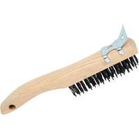 4SHWSC Brosse &agrave; r&eacute;curer manuelle, Acier au carbone, 4 x 16 rangs de fils, Longueur 10" Rideout Tool & Machine Inc.