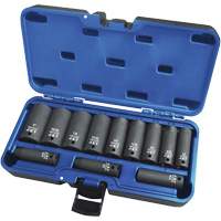PS1238D Jeux - douilles, 12 Mcx, Chocs, Prise de 3/8", Profond Rideout Tool & Machine Inc.