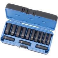 PS1338DM Jeux - douilles, 13 Mcx, Chocs, Prise de 3/8", Profond Rideout Tool & Machine Inc.